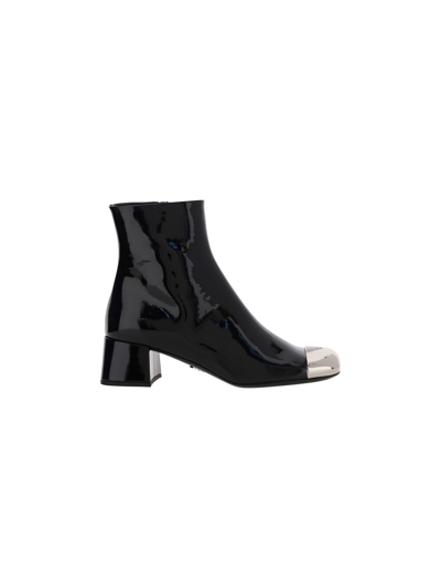 Prada Women's  Black Other Materials Ankle Boots