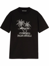 PALM ANGELS PALM ANGELS MEN'S BLACK COTTON T-SHIRT,PMAA001S22JER0141001 M