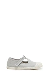 Childrenchic Kids' T-strap Canvas Sneaker In Grey