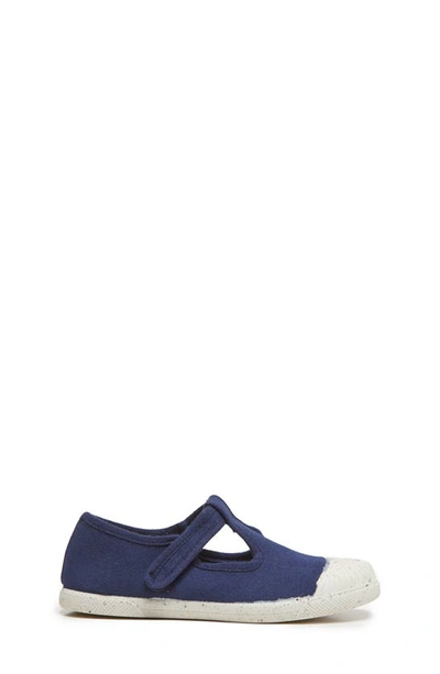 Childrenchic Kids' T-strap Canvas Trainer In Navy