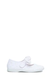 Childrenchic Swiss Dot Mary Jane Canvas Sneaker In White