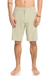 Quiksilver Union Heather Amphibian Shorts In Desert Sage