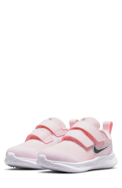 Nike Kids' Star Runner 3 Sneaker In Pink Foam/ Black