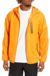 Brady Ripstop Hooded Trail Jacket In Tangerine