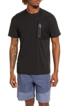 Brady Trail Zip Pocket T-shirt In Ink