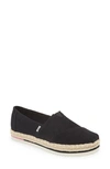 Toms Alpargata Platform Espadrille In Black