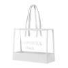 Carmen Sol Taormina Clear Large Tote In White