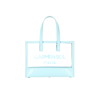 Carmen Sol Venezia Clear Mini Tote In Baby-blue