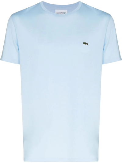 Lacoste Men's Pima Cotton T-shirt - M - 4 In Blue