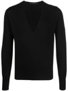 SAPIO V-NECK LONG-SLEEVE JUMPER