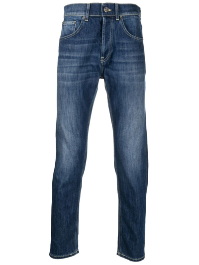 Dondup Straight-leg Denim Jeans In Blau