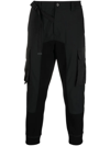 Dsquared2 Multiple Cargo-pocket Detail Trousers In Black