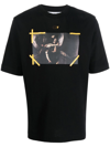 Off-white Off White T-shirts And Polos Black In Black White