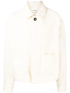 Onefifteen X Anowhereman Buttoned-up Jacket In White