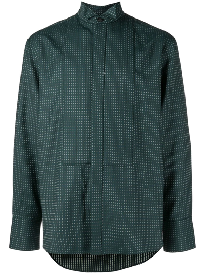 Onefifteen X Anowhereman Spot-print Shirt In Green