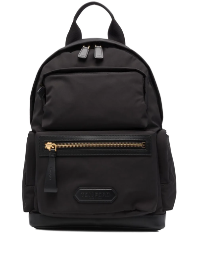 Tom Ford Multi-pocket Backpack In Black