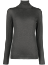 Brunello Cucinelli Rollneck Cashmere Jumper In Grey