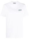 Golden Goose Crewneck Star Logo T-shirt In White