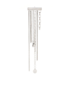 Mm6 Maison Margiela Draped Chain-link Earrings In Silver