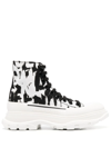 ALEXANDER MCQUEEN GRAFFITI-PRINT SNEAKERS