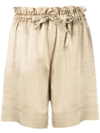BY MALENE BIRGER HIGH-WAISTED PAPERBAG SHORTS