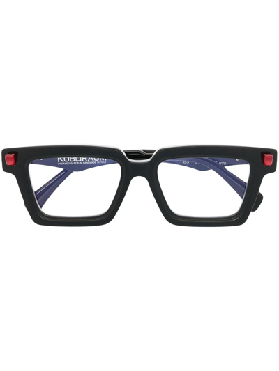 Kuboraum Square-frame Glasses In Black