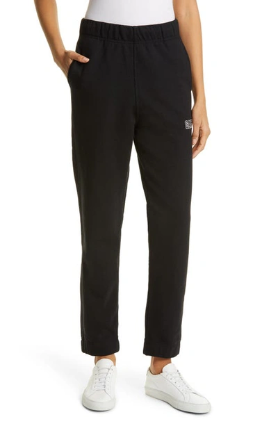 Ganni Software Isoli Organic Cotton Blend Sweatpants In Black