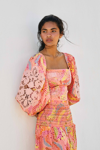 Farm Rio Farm X Anthropologie Dotted Bananas Blouse In Dotted Bananas