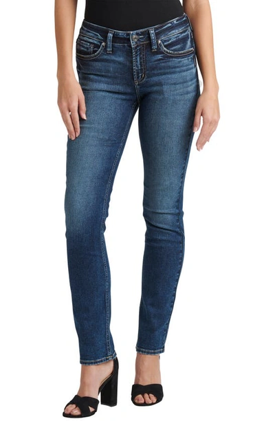 Silver Jeans Co. Suki Straight Leg Jeans In Indigo