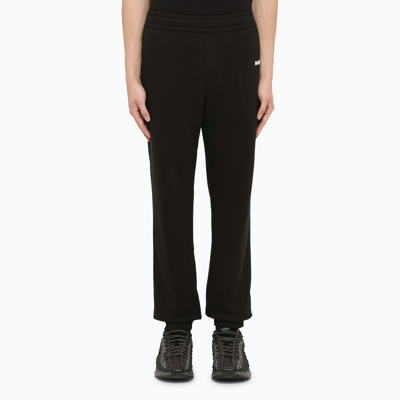 Burberry Black Joggers With Logo