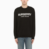 BURBERRY BLACK jumper WITH LOGO LETTERING