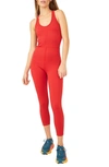 Free People Fp Movement Free Throw Jumpsuit In Chili Pepper