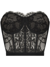 Alexander Mcqueen Alexander Mc Queen Black Lace Corset