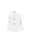 Raf Simons Denim Long-sleeve Over-shirt In White