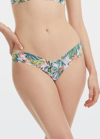 HANKY PANKY PRINTED LOW-RISE SIGNATURE LACE THONG