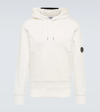 C.p. Company Cp Company Overarm Pocket Hooded Pullover - White In Gauze White