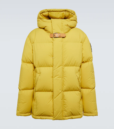 Moncler Genius 1 Moncler Jw Anderson - Wintefold Short Down Jacket In Yellow