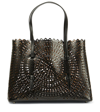 Alaïa Mina 32 Vienne Circulaire Black Tote Bag In Black