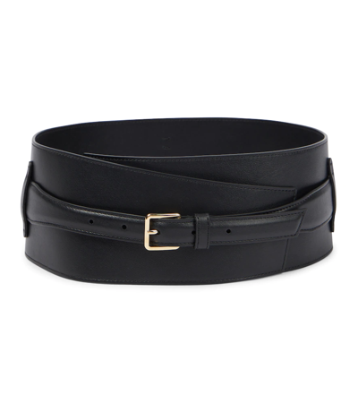 Altuzarra Wrap-front Waist Belt In Black