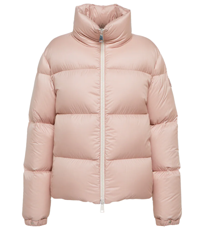 Moncler Anterne Quilted Water Repellent Down Jacket In Pink