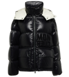 Moncler Abbaye Short Down Jacket In Black