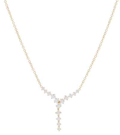 Melissa Kaye Aria 18kt Gold Necklace With Diamonds In Yg