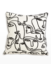 Global Views Congregation Pillow - 20"sq
