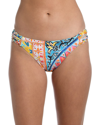 La Blanca Soleil Ring Detail Strappy Bikini Bottoms In Multi