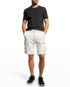 Brunello Cucinelli Straight-leg Cotton-gabardine Cargo Shorts In Unknown