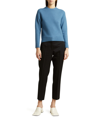 Jil Sander Round-neck Wool Sweater In Meduim Blu