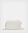 Allsaints Fetch Leather Bag In Ecru