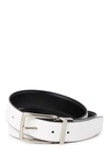 Pga Tour Two-tone Reversible Belt In Clean White Rev