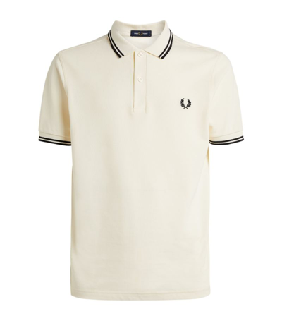 Fred Perry Twin-tipped M3600 Polo Shirt In Black