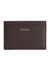 PAUL SMITH LEATHER STRIPED CARD HOLDER
